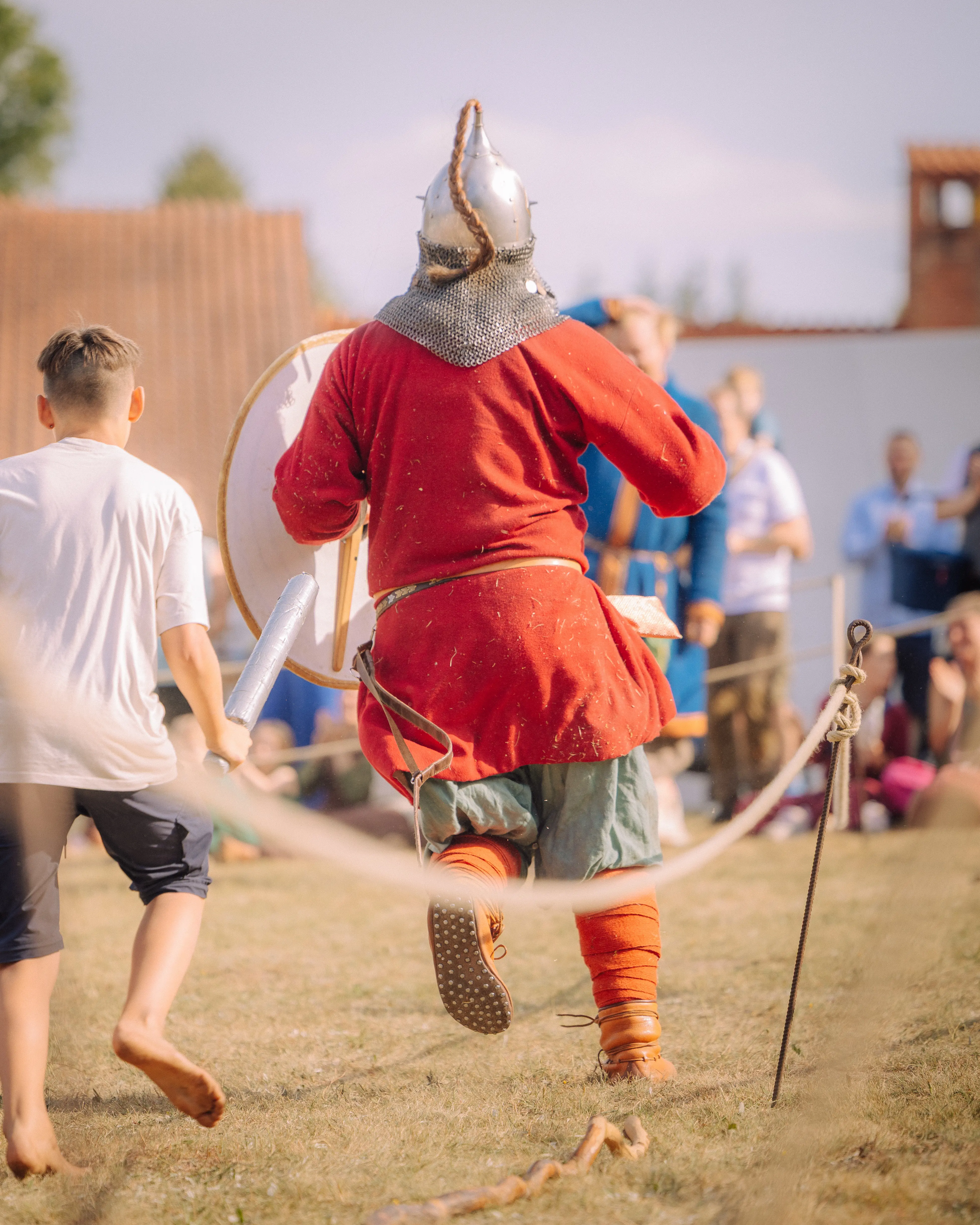 Wikinger rüstung eventfotografie krieger kinder – Schleswig-Flensburg